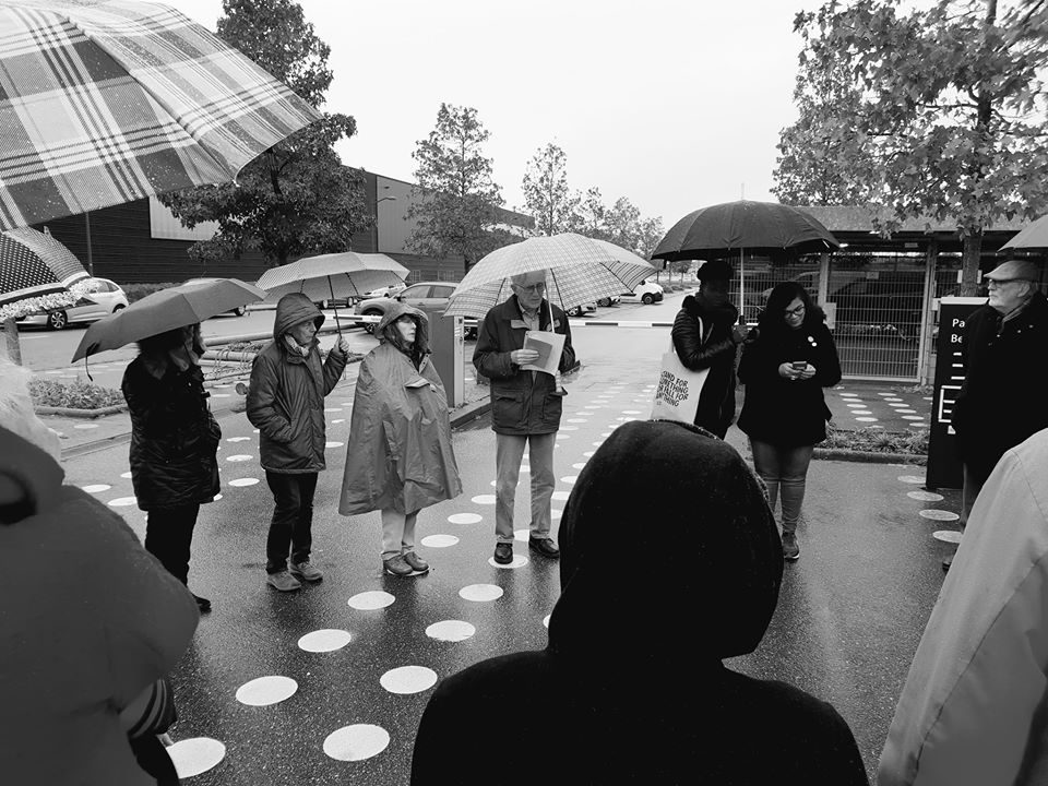 Gathering at Detention Center Rotterdam